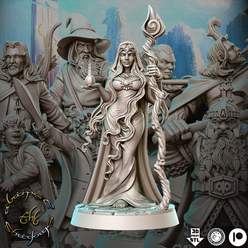 Miriel | Against the Shadows | Fantasy Miniature | RN Estudio TabletopXtra