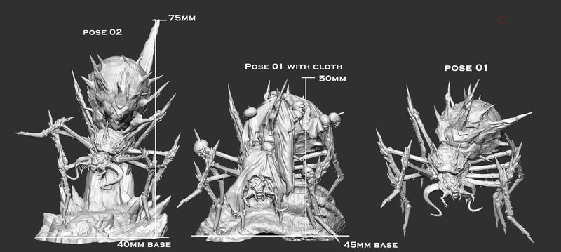 Mistress Drone Miniatures | Everlasting Shadow Netherdeep | Fantasy Miniature | Mini Monster Mayhem TabletopXtra