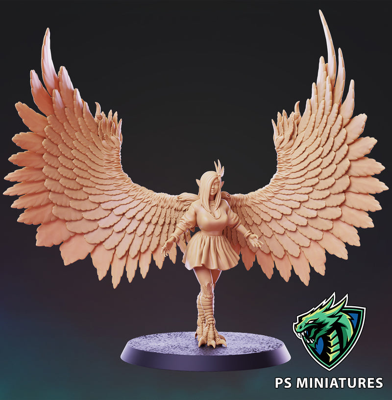 Modern Harpy Miniatures | Pin-Up Miniatures | PS Miniatures