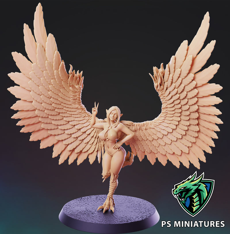 Modern Harpy Miniatures | Pin-Up Miniatures | PS Miniatures