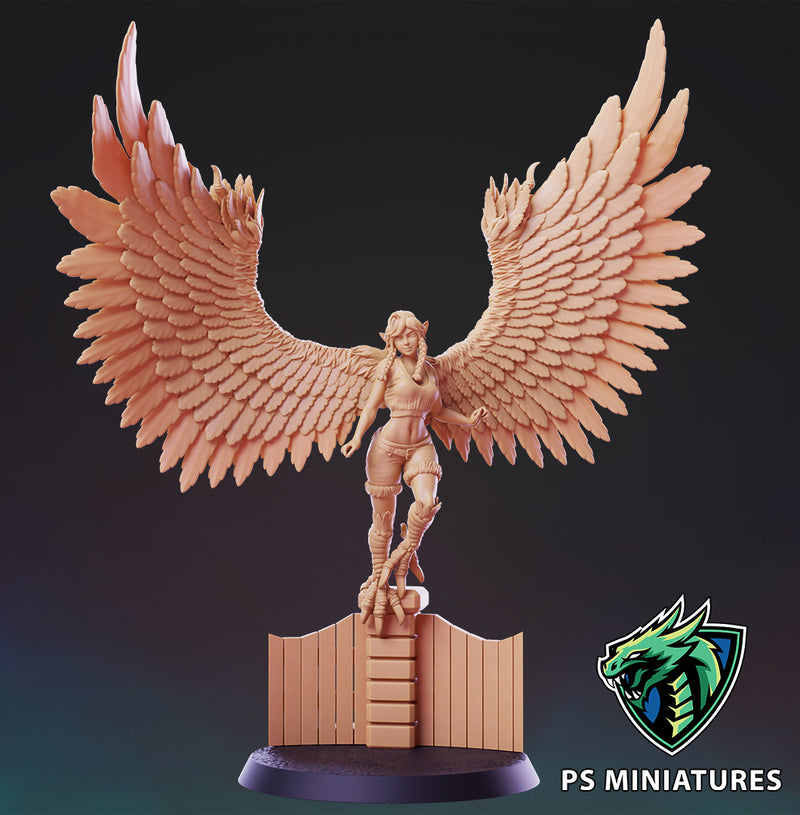 Modern Harpy Miniatures | Pin-Up Miniatures | PS Miniatures
