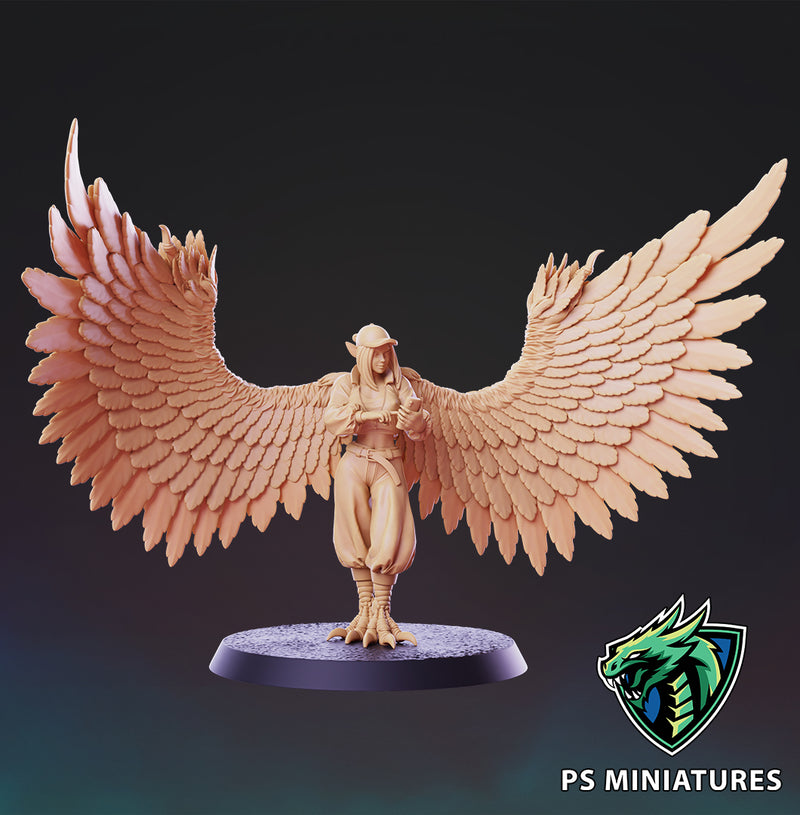 Modern Harpy Miniatures | Pin-Up Miniatures | PS Miniatures