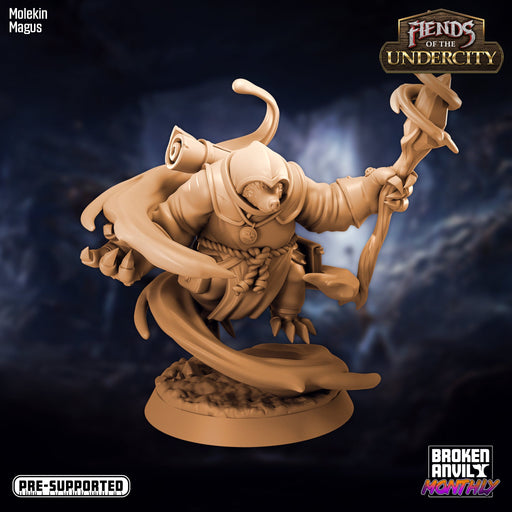 Molekin Magus | Fiends of the Undercity | Tabletop RPG Miniature TabletopXtra
