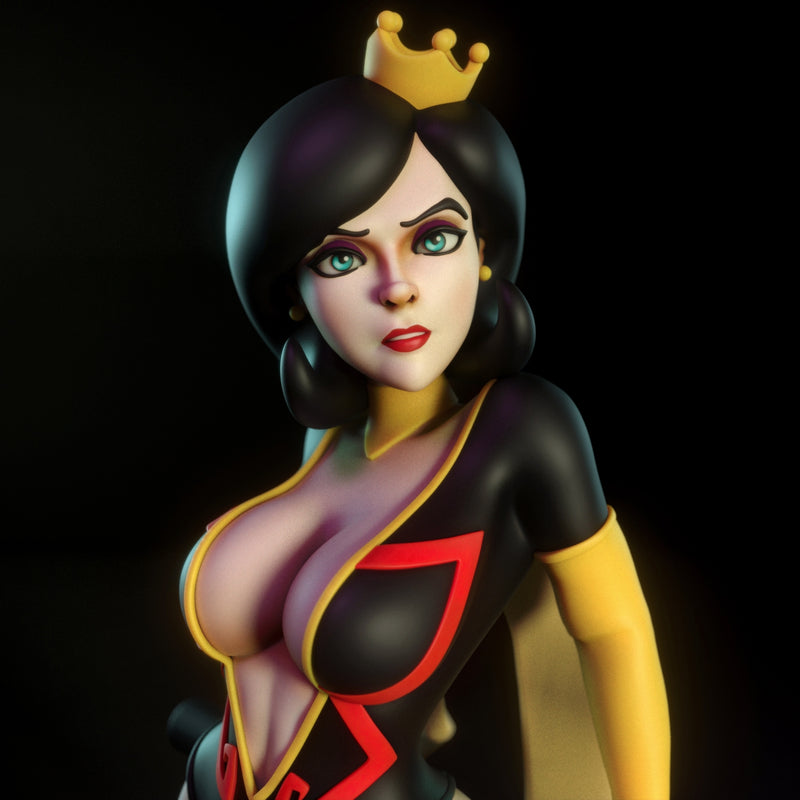 Dr Mrs The Monarch | Pin-Up Statue Fan Art Miniature Unpainted | Torrida Minis