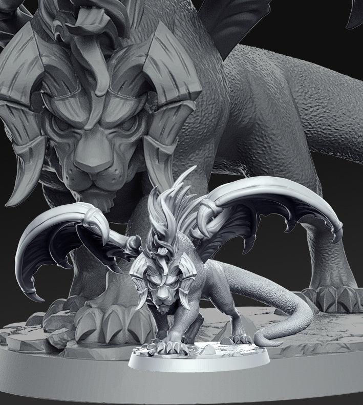 Monster Hunters Miniatures (Monsters Set) | Fantasy Miniature | RN Estudio TabletopXtra