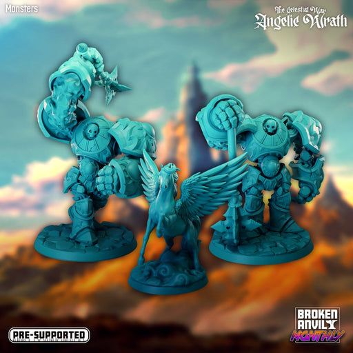 Monster Miniatures | The Celestial War Angelic Wrath | Tabletop RPG Miniature TabletopXtra