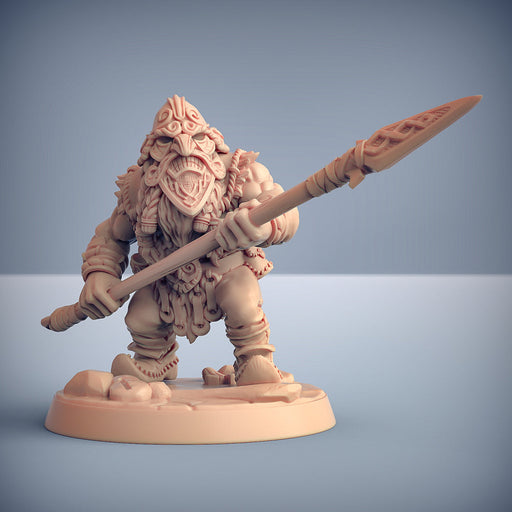 Mountaineer B w/ Mask | Dwarven Mountaineers of Skutagaard | Fantasy D&D Miniature | Artisan Guild TabletopXtra