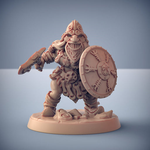 Mountaineer D w/ Mask | Dwarven Mountaineers of Skutagaard | Fantasy D&D Miniature | Artisan Guild TabletopXtra