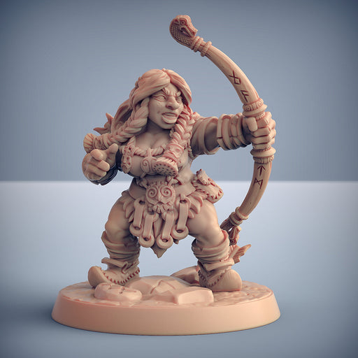 Mountaineer F | Dwarven Mountaineers of Skutagaard | Fantasy D&D Miniature | Artisan Guild TabletopXtra