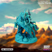 Mounted Arch Knight Miniatures | The Celestial War Angelic Wrath | Tabletop RPG Miniature TabletopXtra