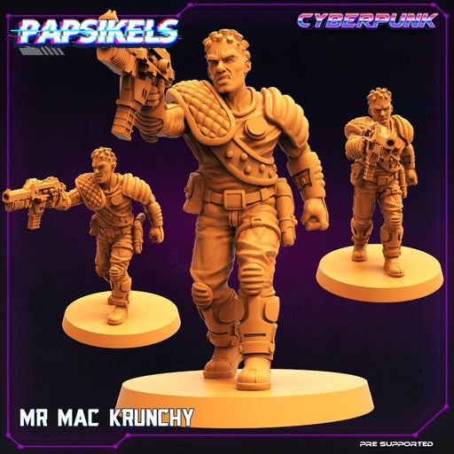 Mr Mac Krunchy | Cyber Punk Specials | Sci-Fi Miniature | Papsikels TabletopXtra