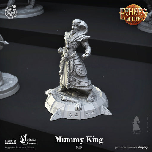Mummy King | Echoes of Life | Fantasy Miniature | Cast n Play TabletopXtra