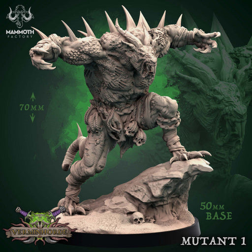 Mutant 1 | Verminhorde | Fantasy Tabletop Miniature | Mammoth Factory TabletopXtra