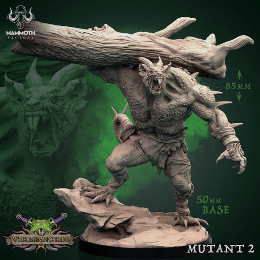 Mutant 2 | Verminhorde | Fantasy Tabletop Miniature | Mammoth Factory TabletopXtra