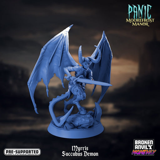 Myrris Succubus Demon | Panic at Moorefrost Manor | Tabletop RPG Miniature TabletopXtra