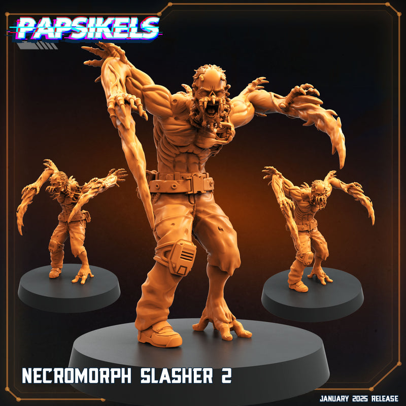 Necromorph Slasher Miniatures | Aliens Vs Humans XIII Ascension | Papsikels