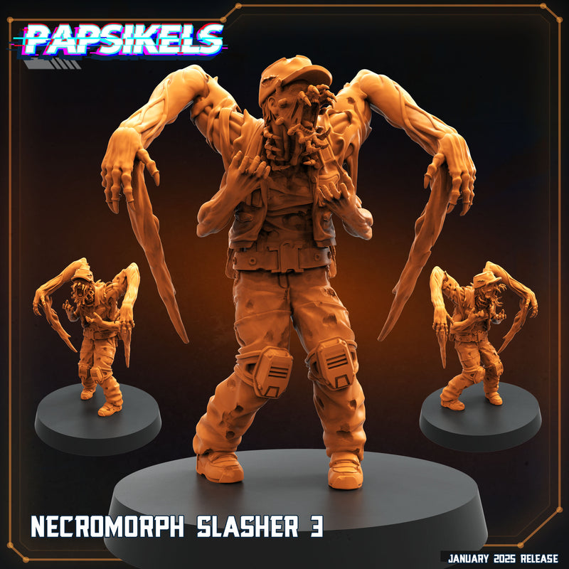 Necromorph Slasher Miniatures | Aliens Vs Humans XIII Ascension | Papsikels