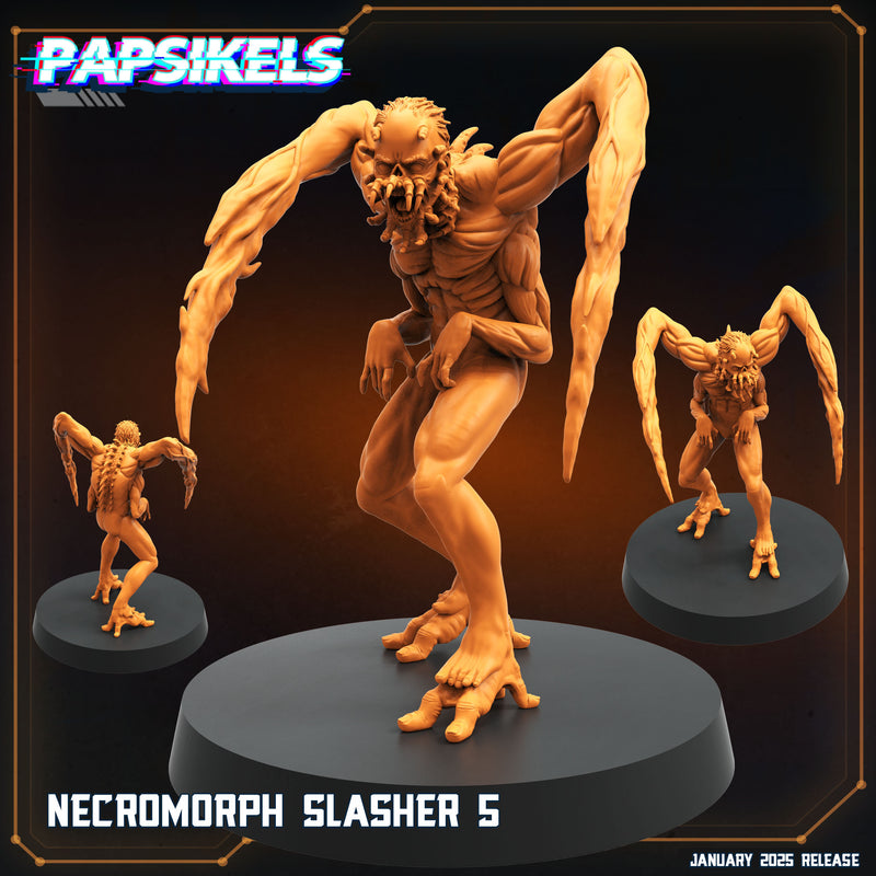 Necromorph Slasher Miniatures | Aliens Vs Humans XIII Ascension | Papsikels