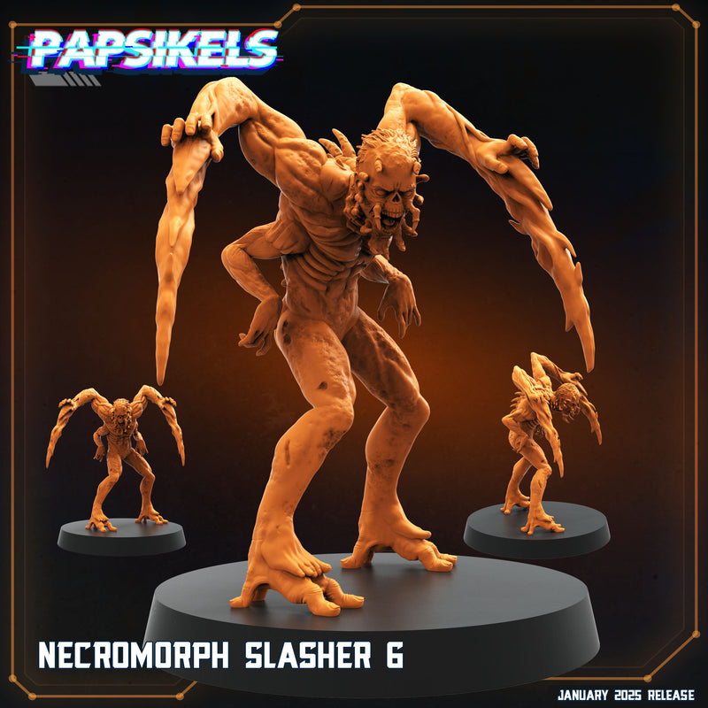 Necromorph Slasher Miniatures | Aliens Vs Humans XIII Ascension | Papsikels