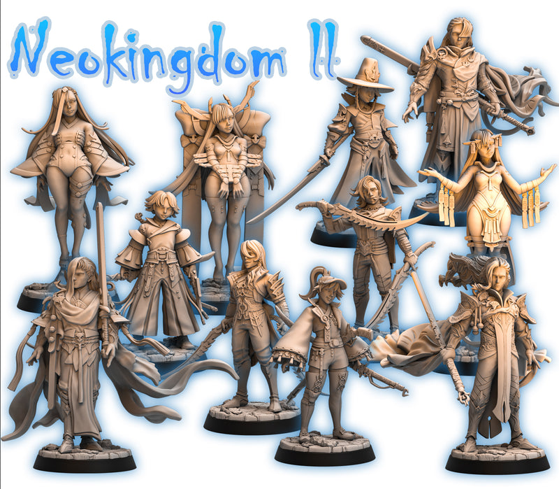 Neokingdom II Miniatures | Fantasy Miniature | RN Estudio