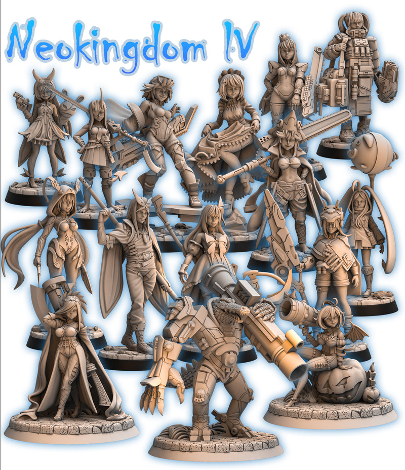 Neokingdom IV Miniatures | Fantasy Miniature | RN Estudio