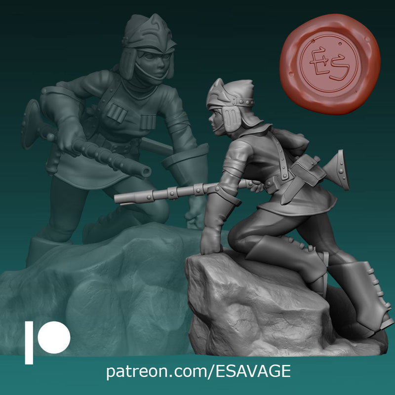 Nausica | Fantasy Miniature | Ethan Savage Studios TabletopXtra