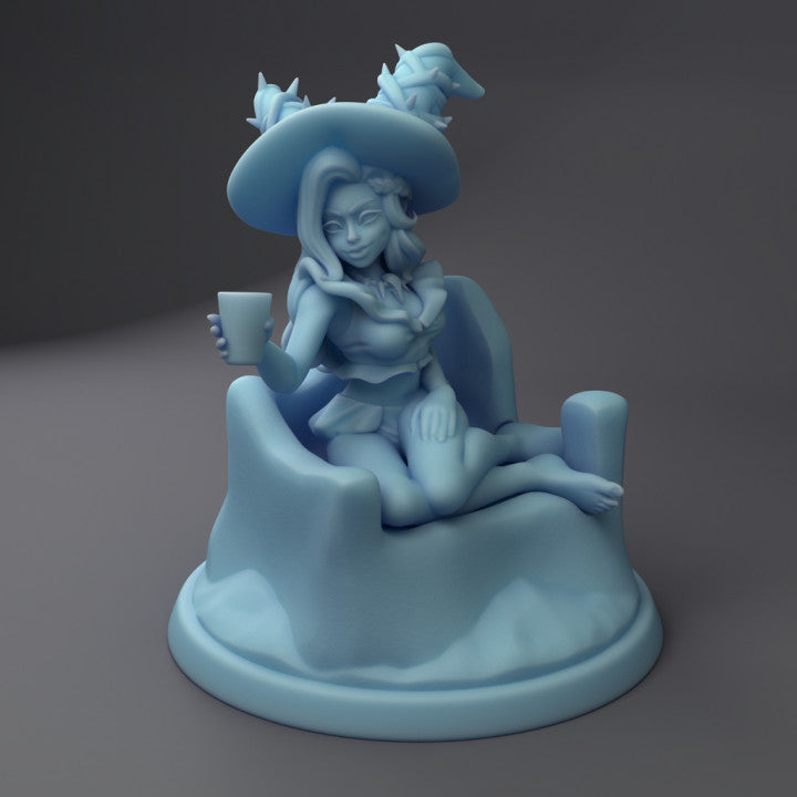 Necromancer Beach Lounger | Beach Week | Fantasy Miniature | Twin Goddess Miniatures TabletopXtra