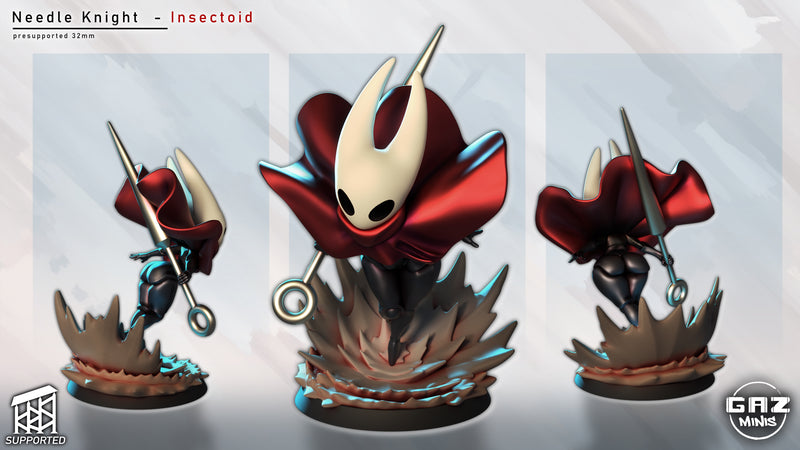 Needle Knight | Fantasy Pin-Up | Gaz Minis