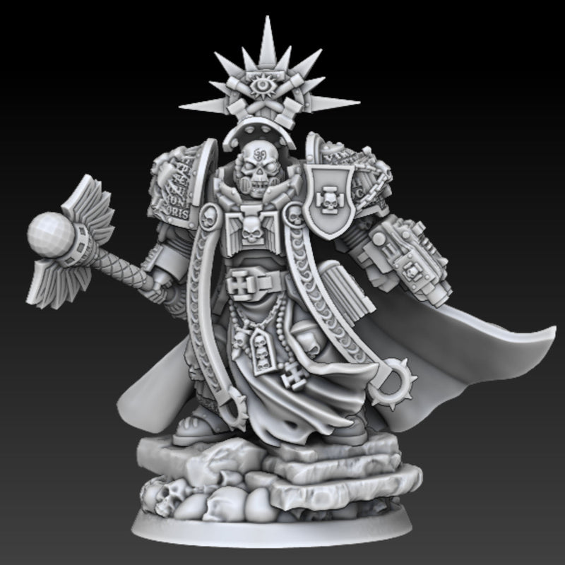 Silver Warden Clergyman B | Silver Wardens | Sci-Fi Miniature | DMG Minis
