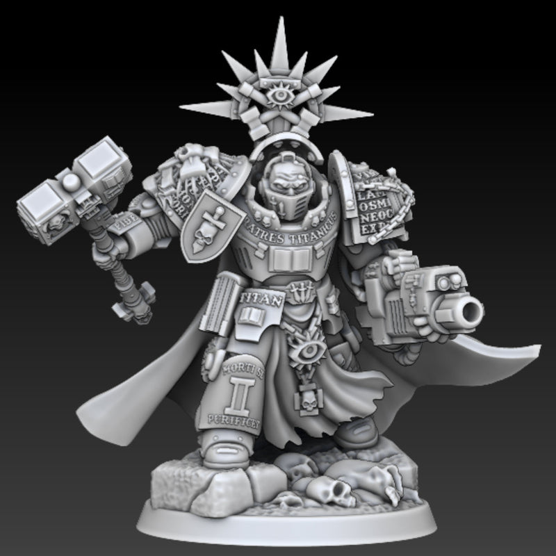 Grand Master Decimus Falon | Silver Wardens | Sci-Fi Miniature | DMG Minis