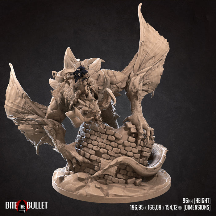 Nightfall the Corrupted w/ Rider | Vamps | Fantasy Miniature | Bite the Bullet
