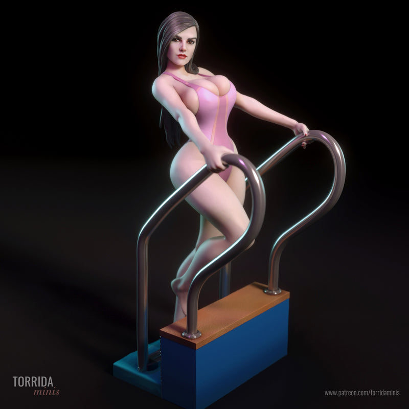 Niko | Pin-Up Statue Fan Art Miniature Unpainted | Torrida Minis