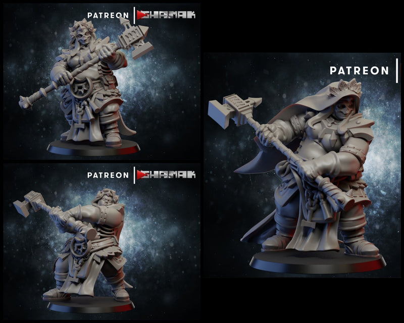 Nun Brute Miniatures | Nuns | Fantasy Miniature | Ghamak TabletopXtra