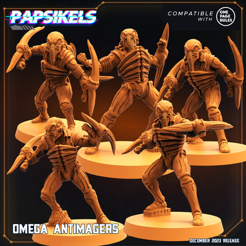 Antimager Miniatures | Omega Army | Sci-Fi Miniature | Papsikels