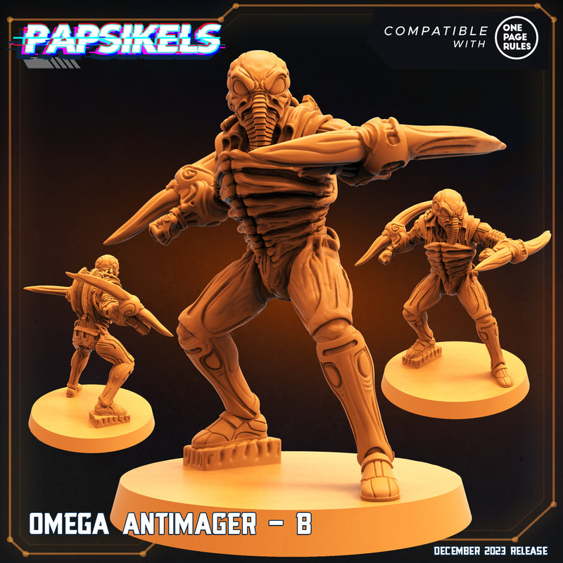 Antimager Miniatures | Omega Army | Sci-Fi Miniature | Papsikels