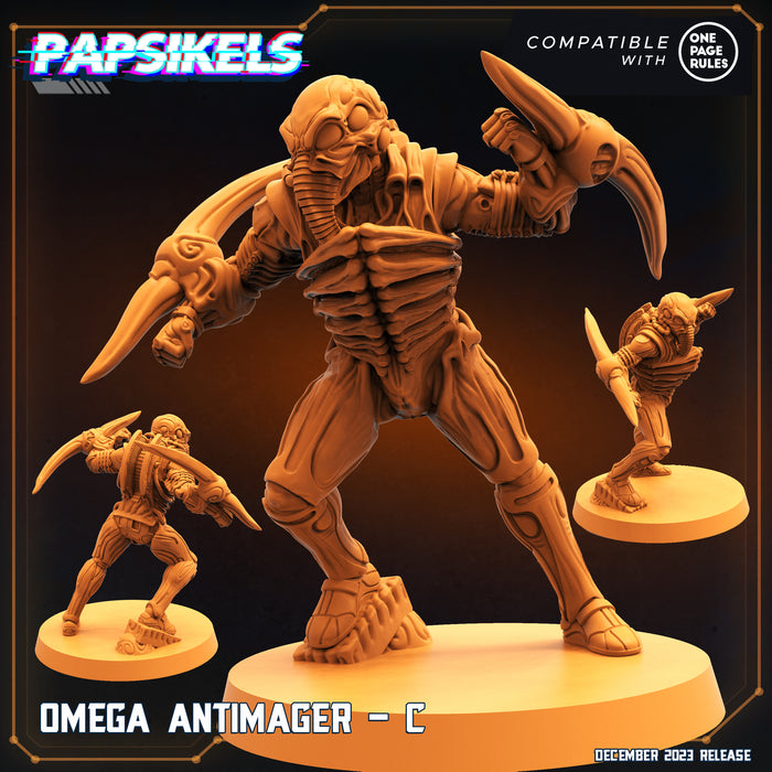 Antimager C | Omega Army | Sci-Fi Miniature | Papsikels