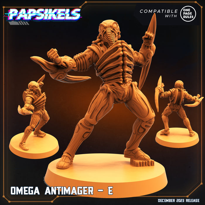 Antimager Miniatures | Omega Army | Sci-Fi Miniature | Papsikels