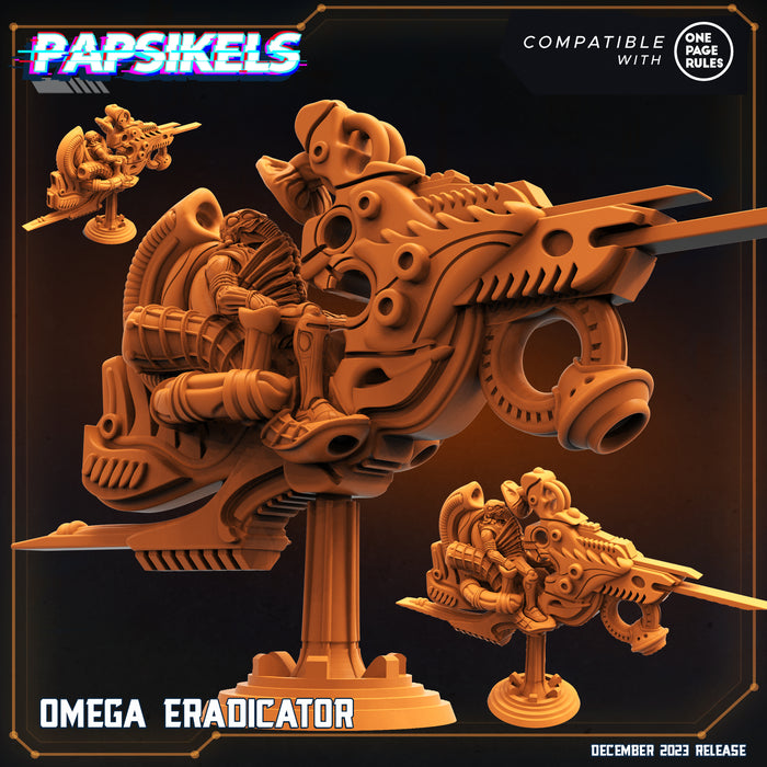 Omega Eradicator | Omega Army | Sci-Fi Miniature | Papsikels