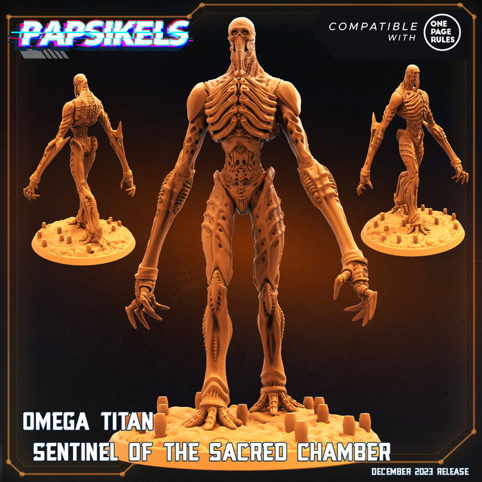 Omega Titan Sentinel | Omega Army | Sci-Fi Miniature | Papsikels