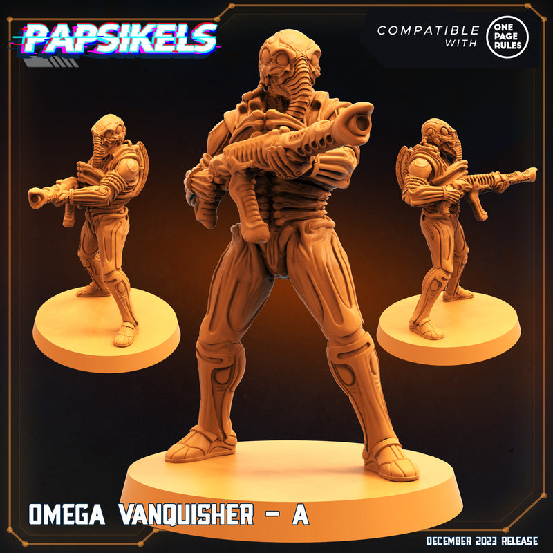 Vanquisher Miniatures | Omega Army | Sci-Fi Miniature | Papsikels