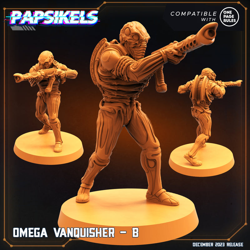 Vanquisher Miniatures | Omega Army | Sci-Fi Miniature | Papsikels