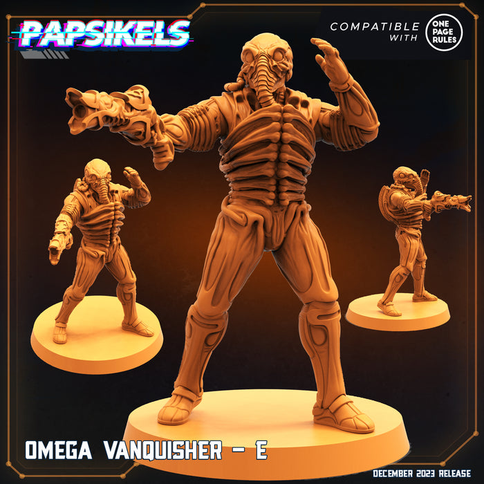 Vanquisher Miniatures | Omega Army | Sci-Fi Miniature | Papsikels