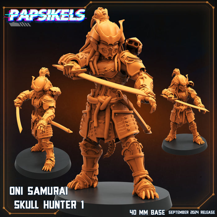 Oni Samurai Skull Hunter 1 | Aliens Vs Humans IX Remus | Papsikels