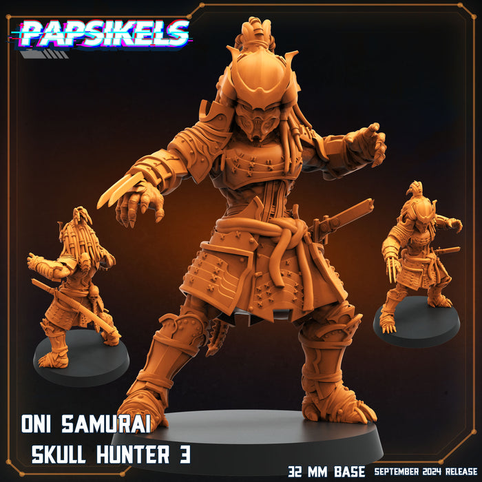 Oni Samurai Skull Hunter 3 | Aliens Vs Humans IX Remus | Papsikels