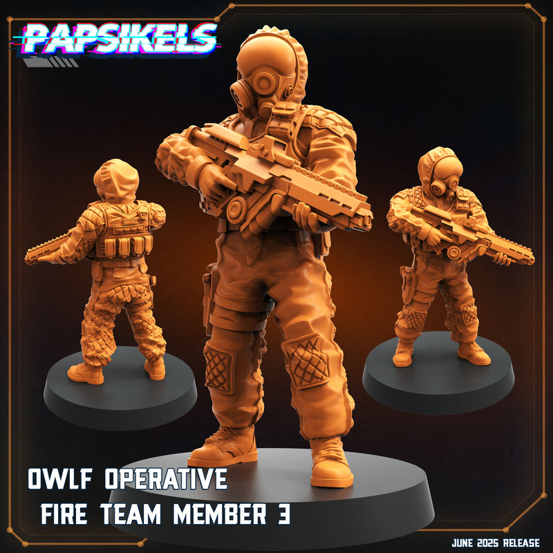 OWLF Fireteam Miniatures | Aliens Vs Humans XVIII Dark Space | Papsikels