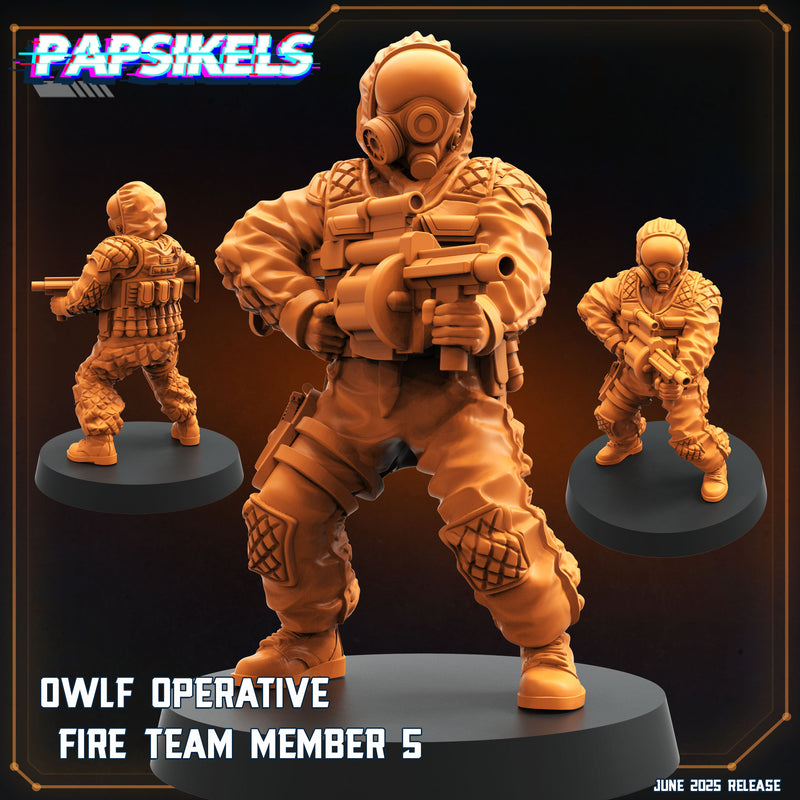 OWLF Fireteam Miniatures | Aliens Vs Humans XVIII Dark Space | Papsikels
