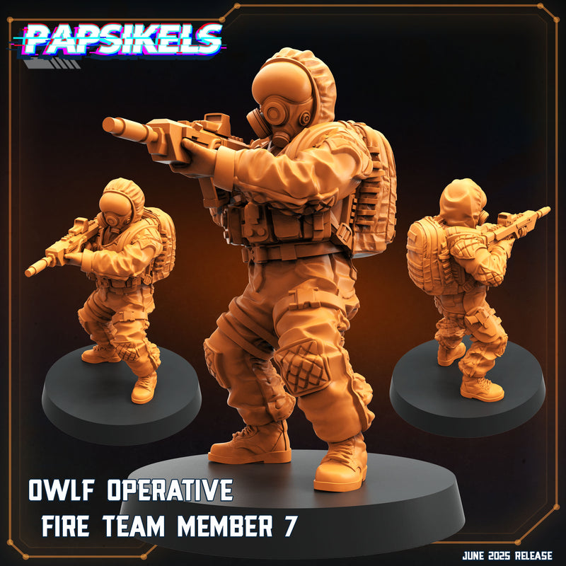 OWLF Fireteam Miniatures | Aliens Vs Humans XVIII Dark Space | Papsikels