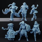 Oaken Hollow Heroes Miniatures (Full Set) | Fantasy Miniature | Twin Goddess Miniatures TabletopXtra