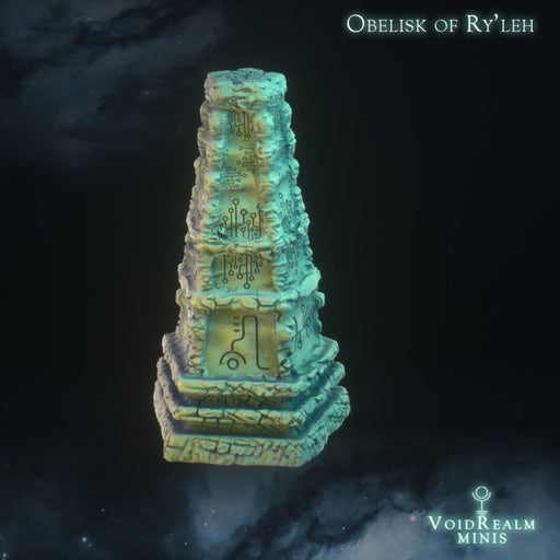 Obelisk of Rylehnew | Dreams of Rlyeh | VoidRealm Minis TabletopXtra