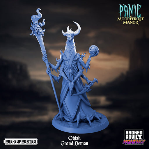 Obish Grand Demon | Panic at Moorefrost Manor | Tabletop RPG Miniature TabletopXtra